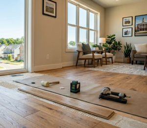 Professional flooring installation in Wake Forest