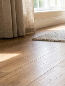 Hardwood flooring installation by Ortiz Flooring Inc showing how to protect your flooring investment with proper care